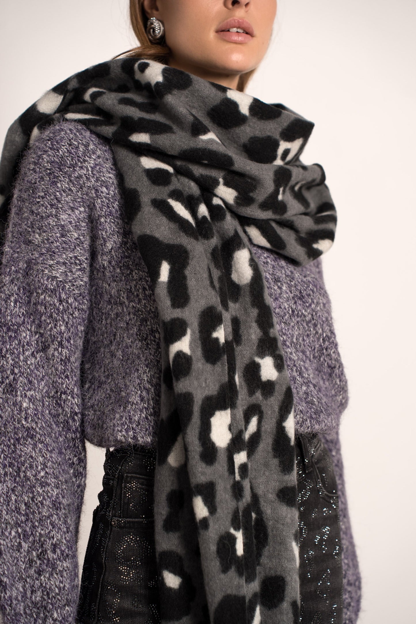 Écharpe Léopard Douce