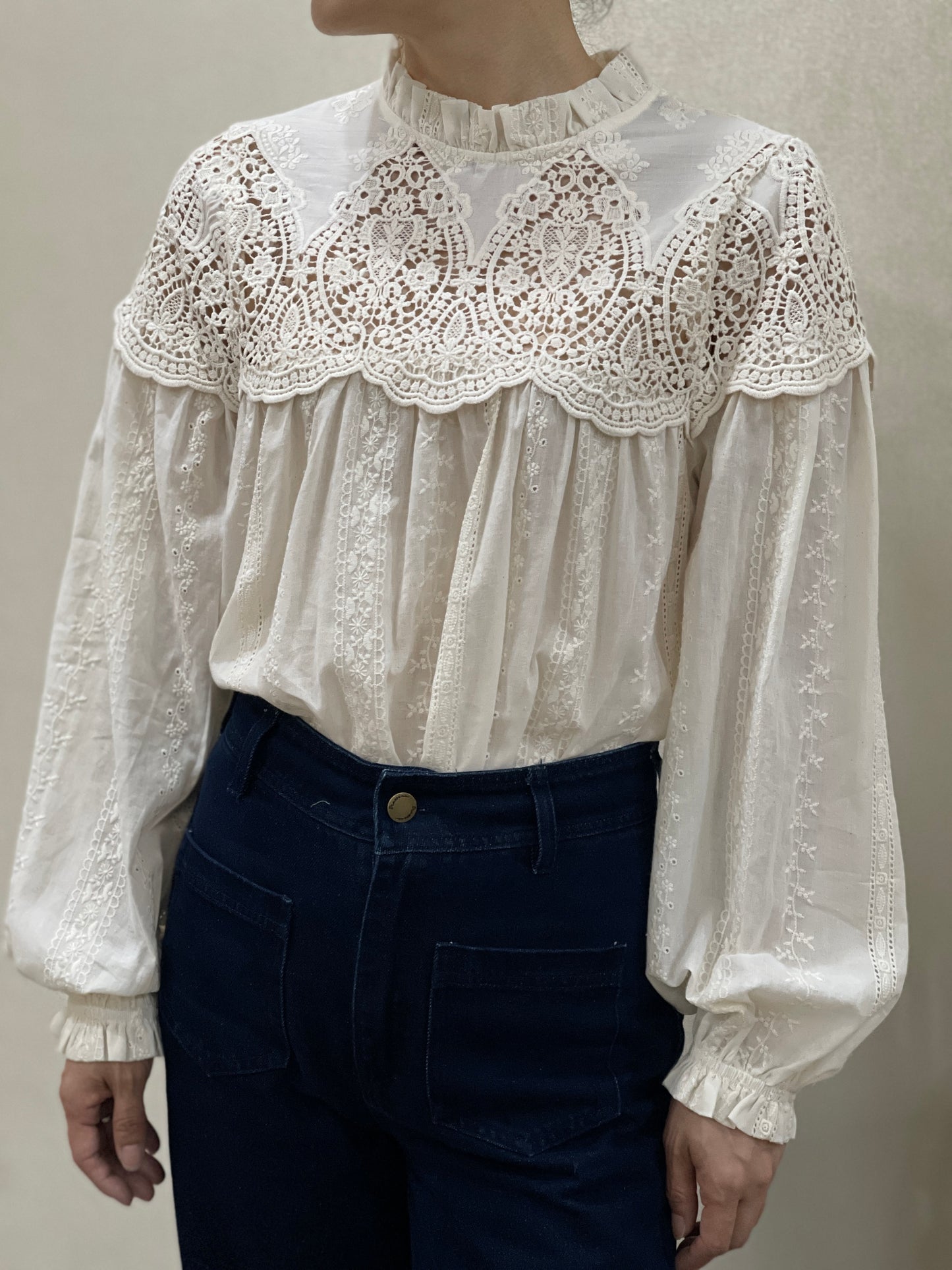 Chemise Broderie Anglaise