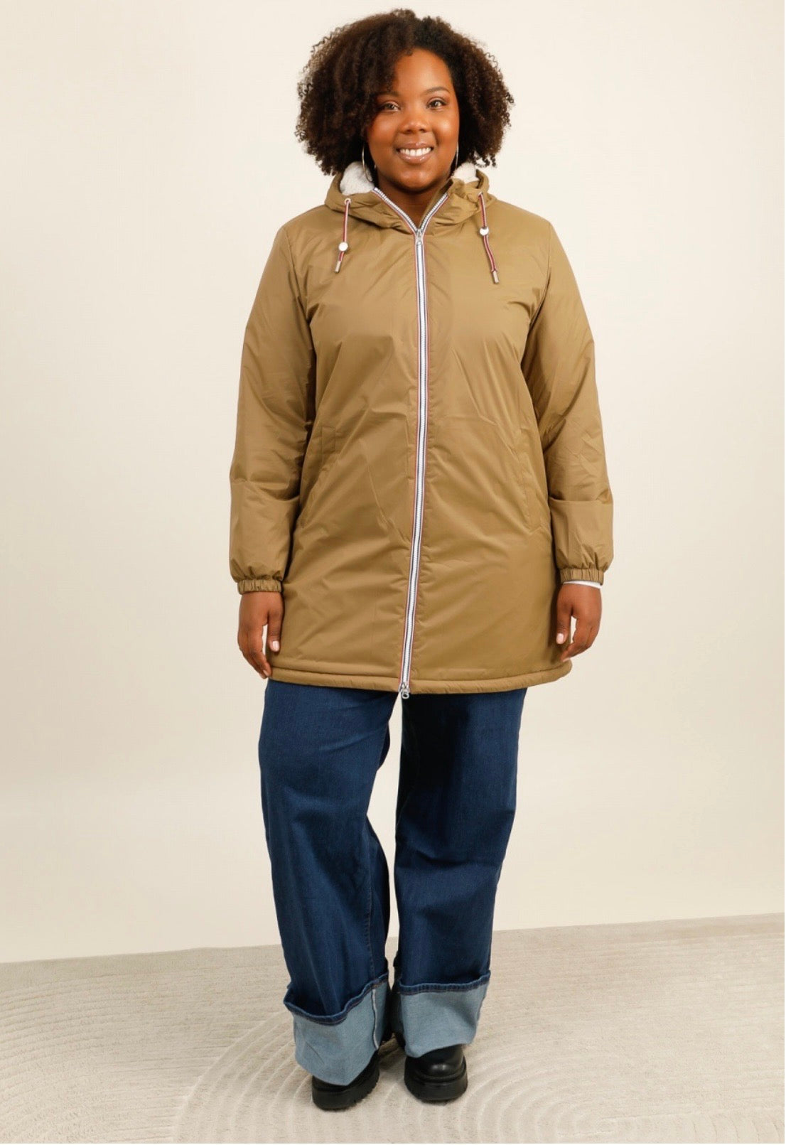 Imperméable Fourrure - Grandes Tailles