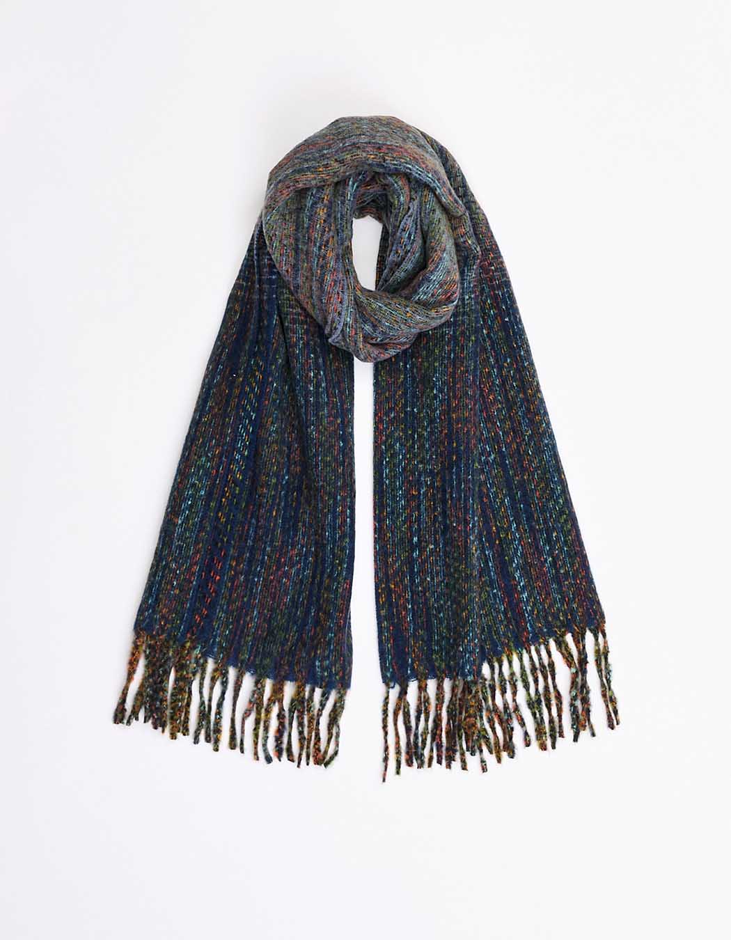 Écharpe Ananta coloris Marine La Fiancée du Mékong - Hippie Chic