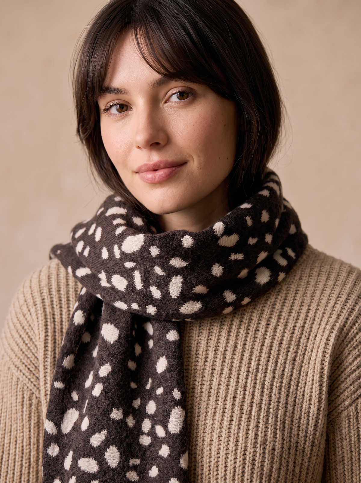 Écharpe Guenièvre - Maille Bambi