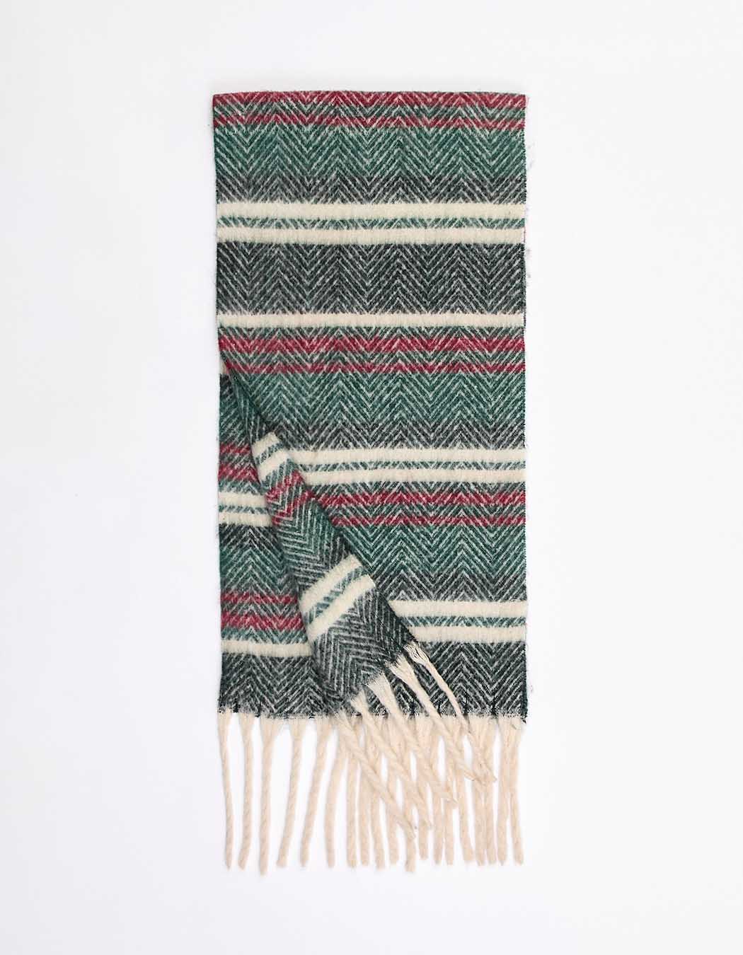 Écharpe Kundra Stripe coloris Écru La Fiancée du Mékong - Hippie Chic