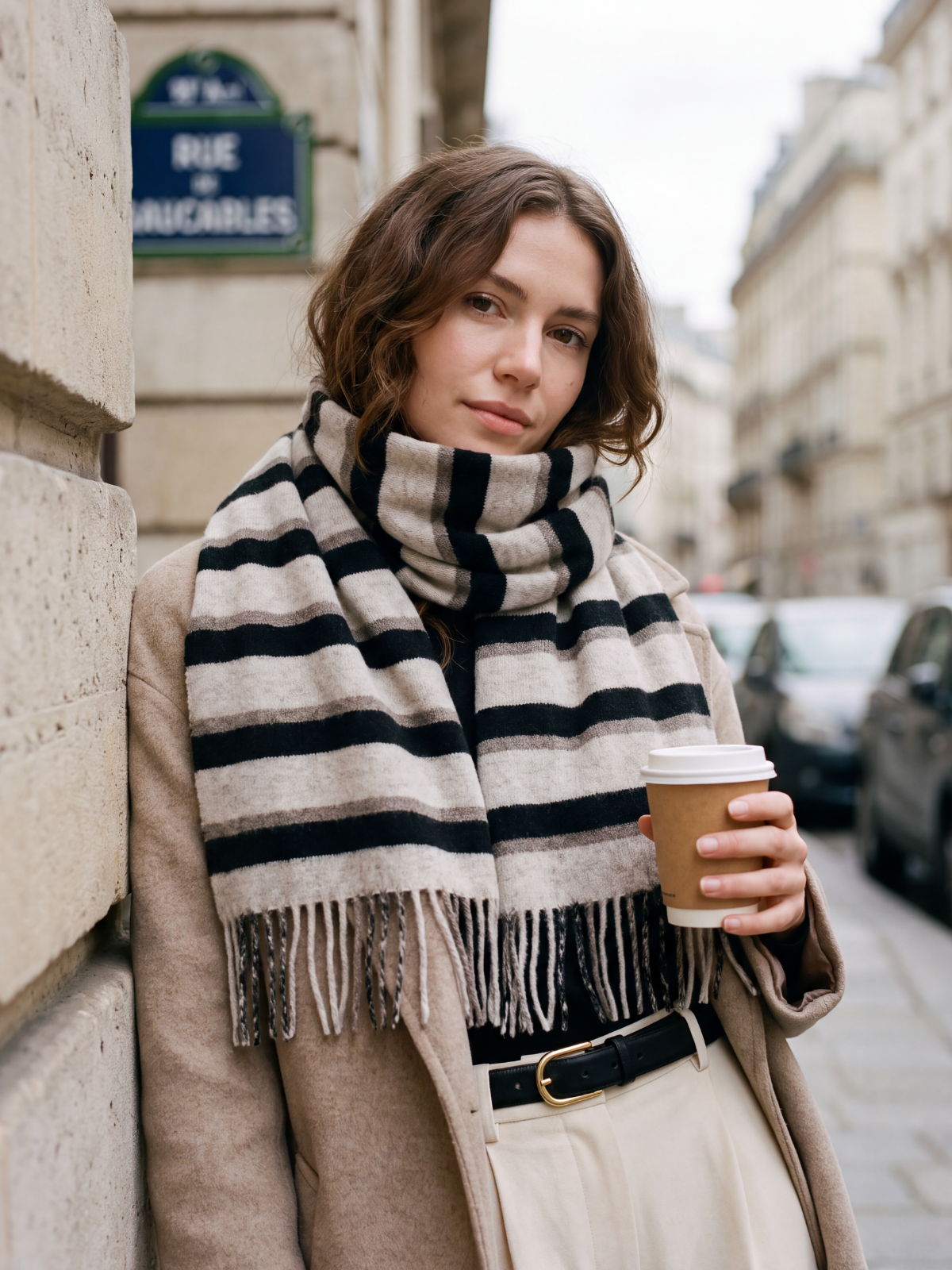 Écharpe Rayée Colorée