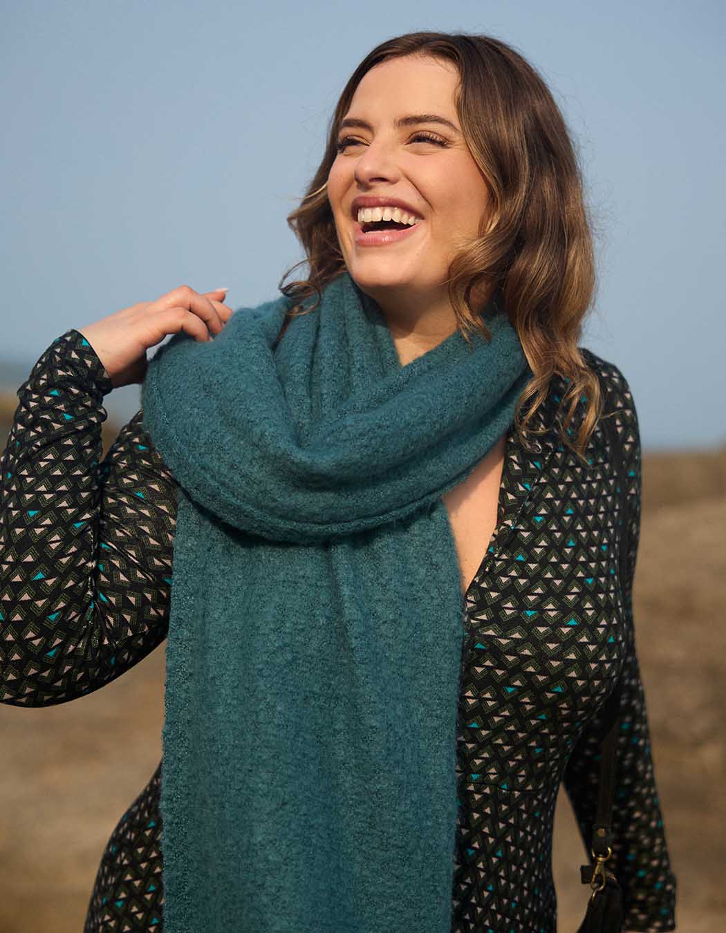 Écharpe Zafire coloris Bleu La Fiancée du Mékong - Hippie Chic