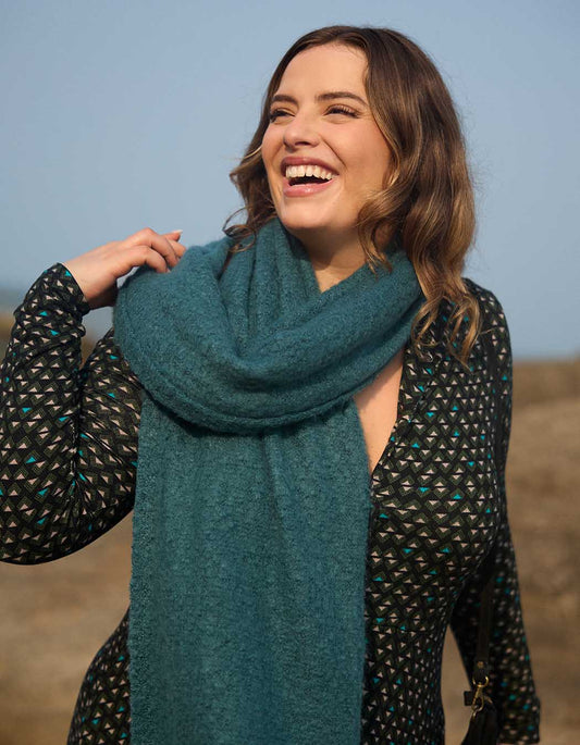 Écharpe Zafire coloris Bleu La Fiancée du Mékong - Hippie Chic