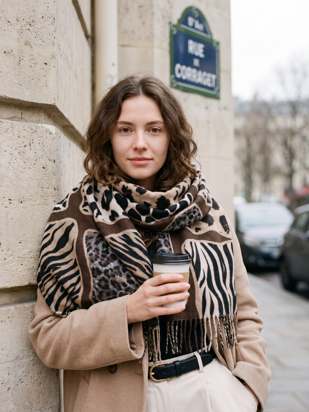 Écharpe Zébrée Léopard