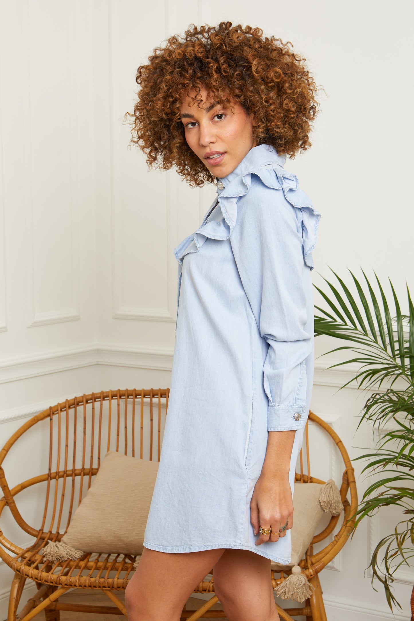 Robe Chemise Volants