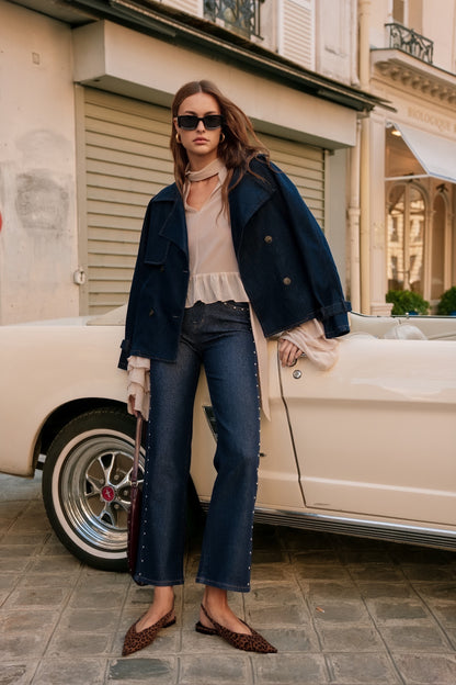 Veste Denim Oversize