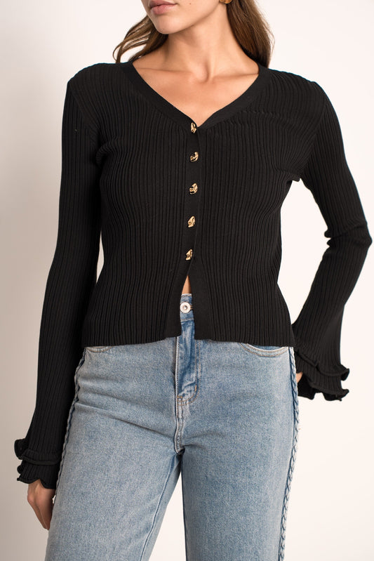 Gilet Noir Chic