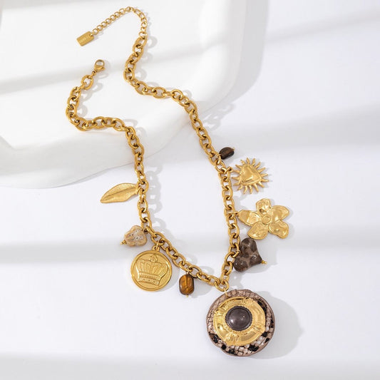 Collier Charms Tendance