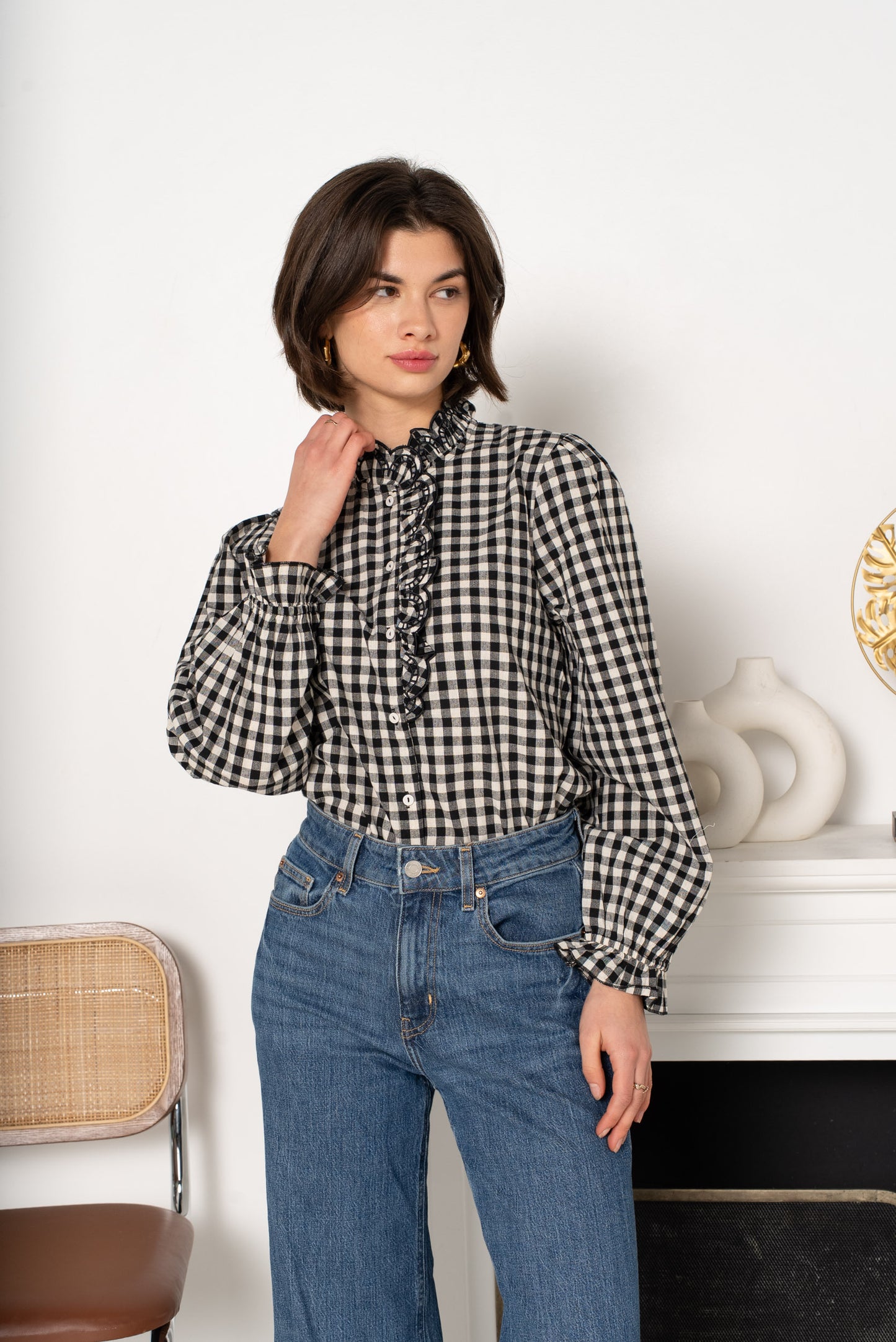 Chemise Vichy Rétro Chic