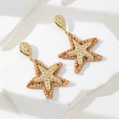 Boucles d’oreilles "Étoile des Tropiques"