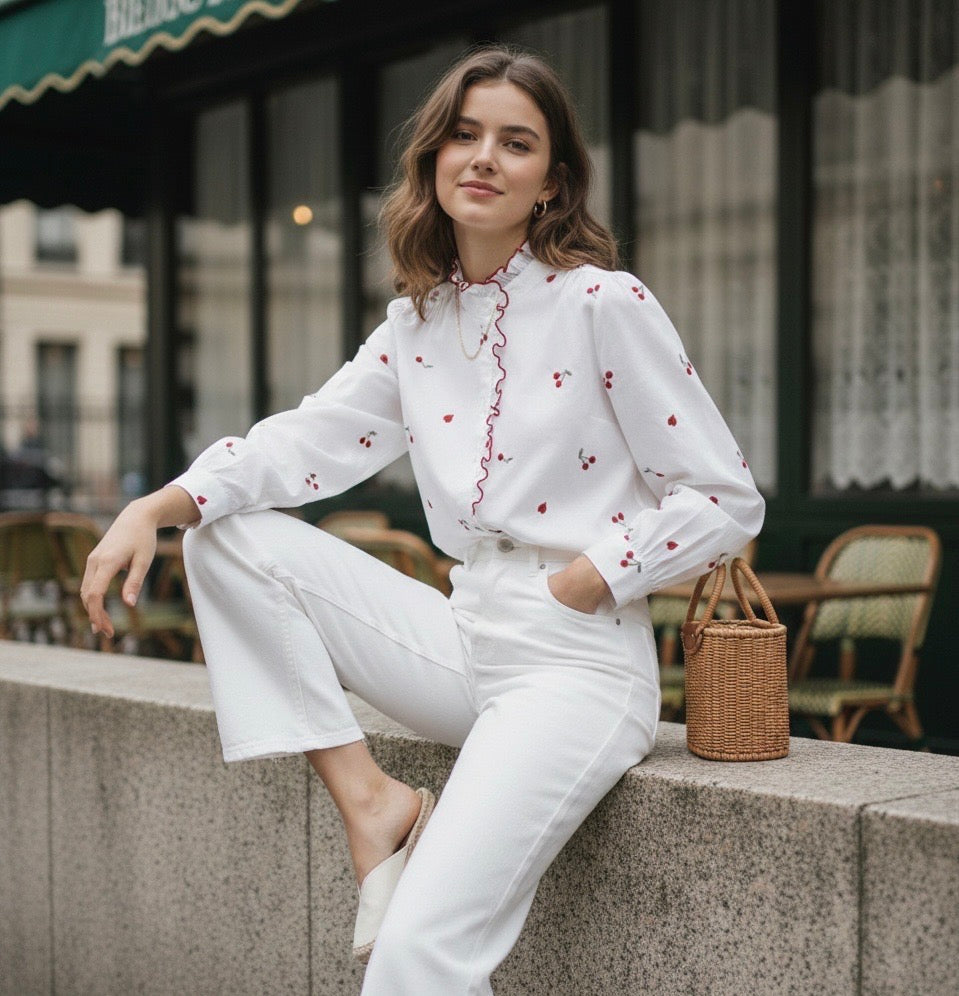 Chemise Cœur Cerise