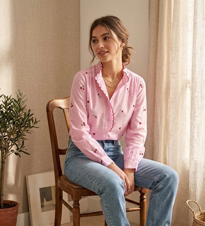 Chemise Cœur Cerise