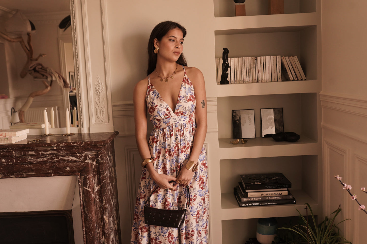 Robe Romantique Fleurie
