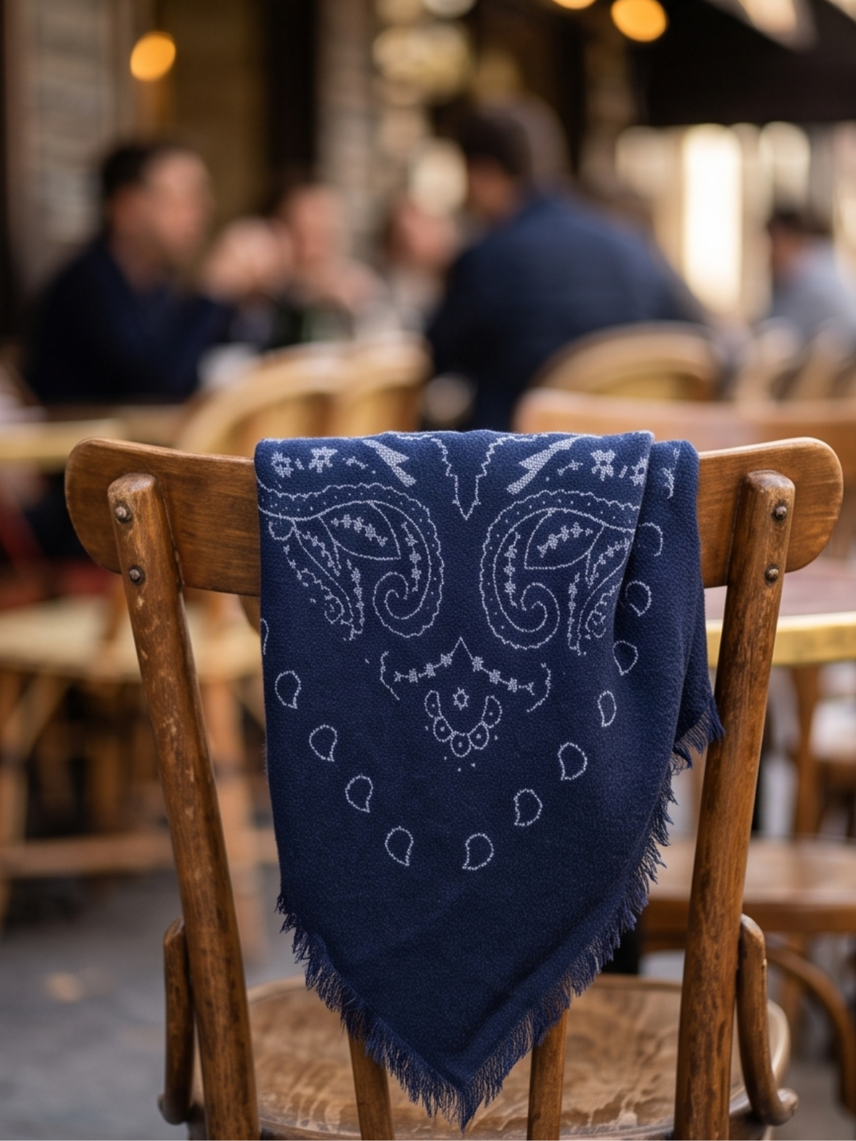 Foulard Anaïs - Grand Bandana Cachemire