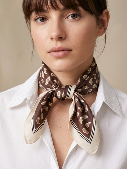Foulard Carré Cachemire