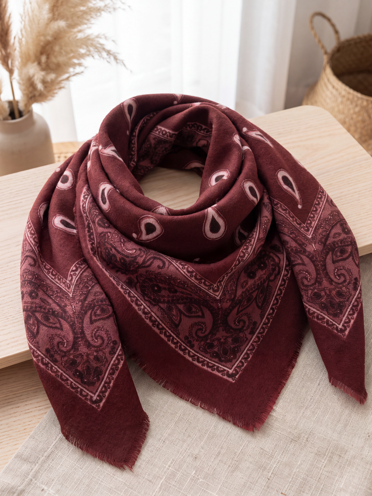 Foulard Carré Cachemire XL