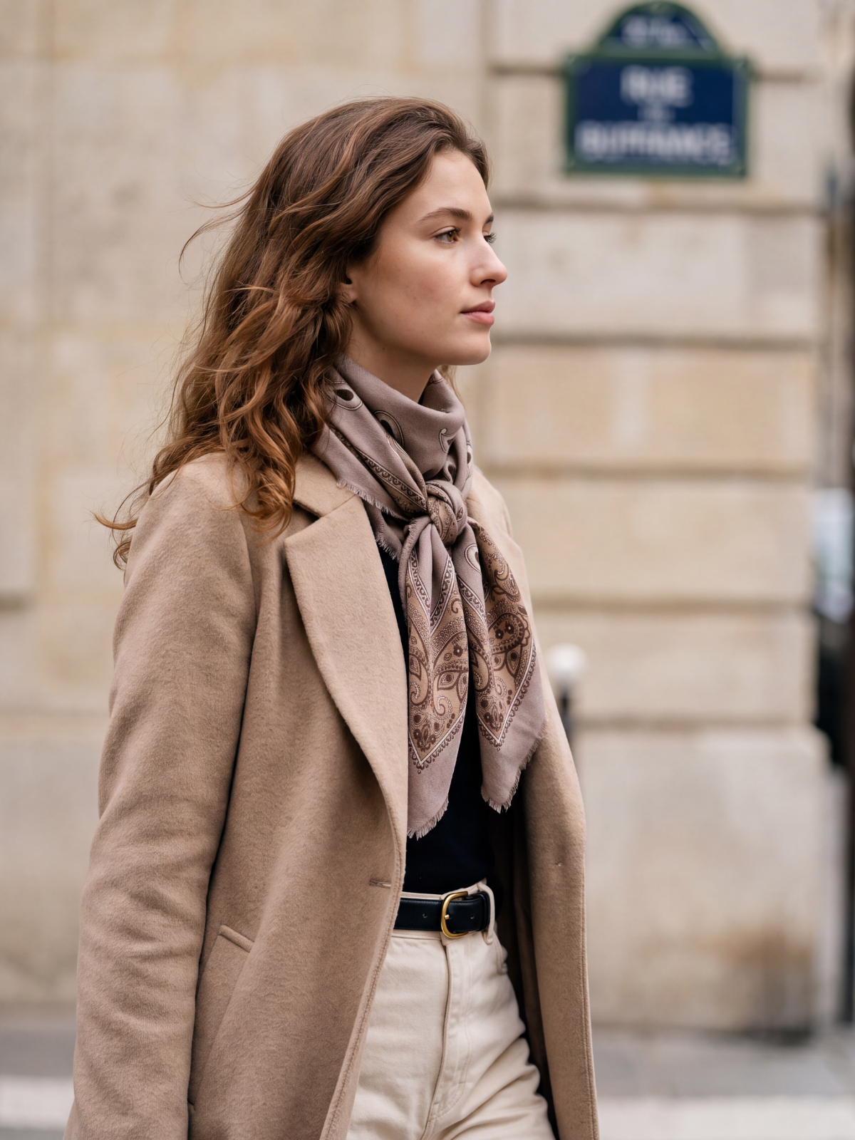 Foulard Carré Cachemire XL