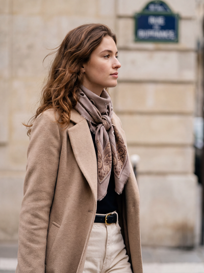 Foulard Carré Cachemire XL