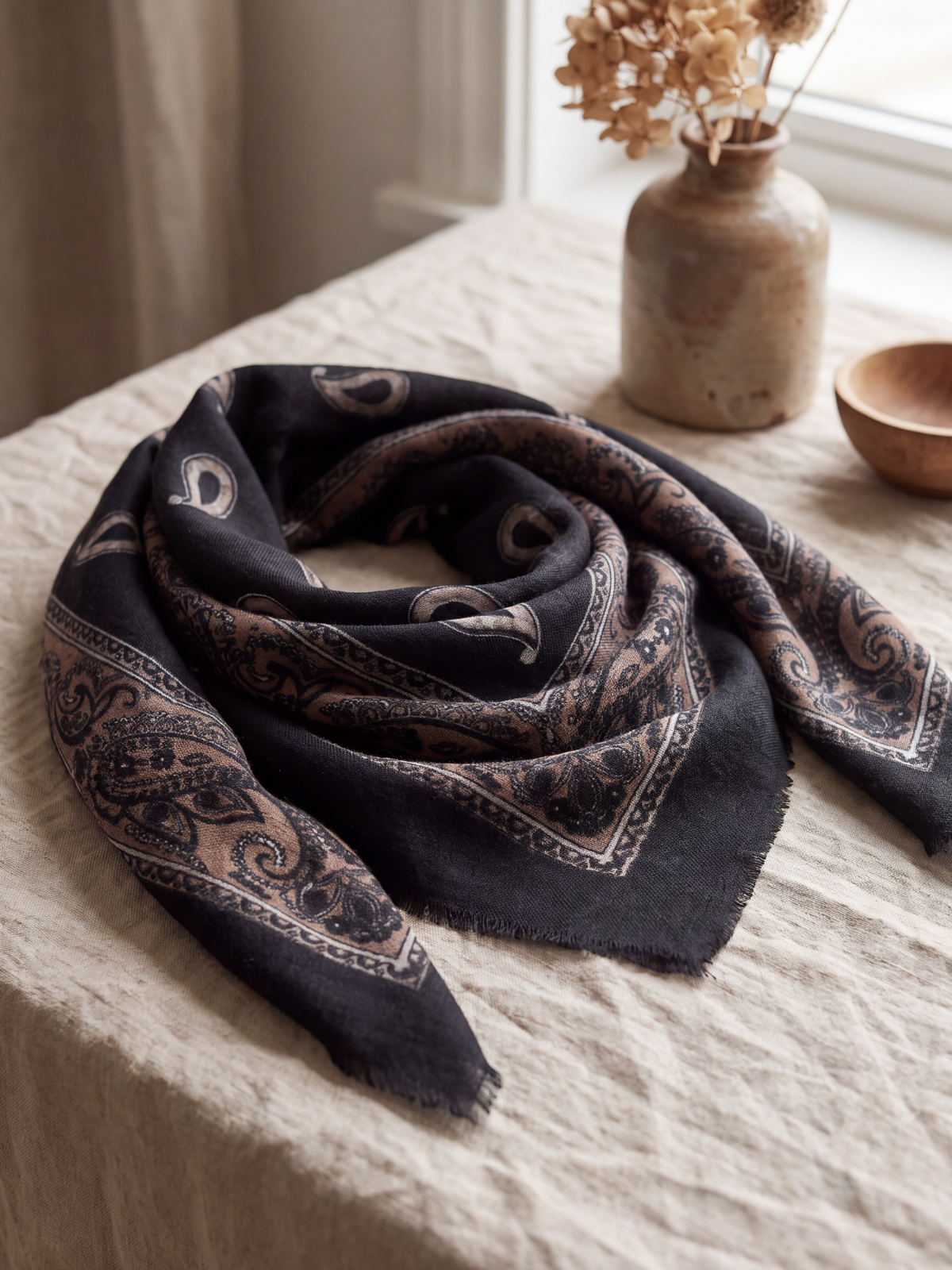 Foulard Carré Cachemire XL