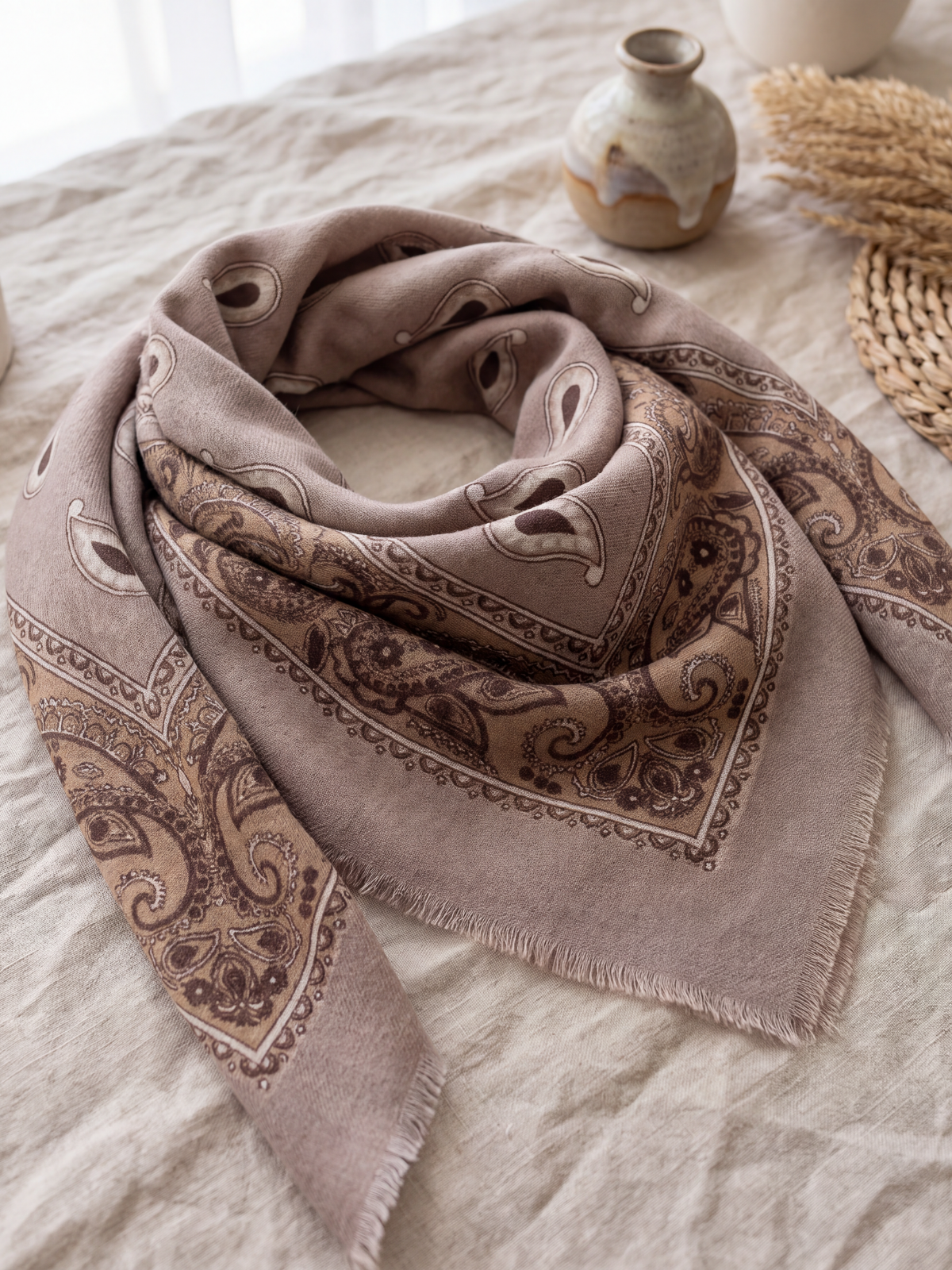 Foulard Carré Cachemire XL