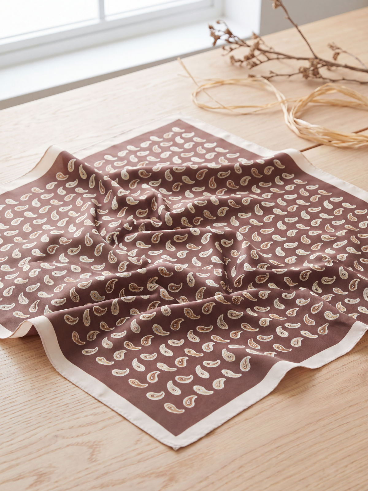 Foulard Carré Cachemire