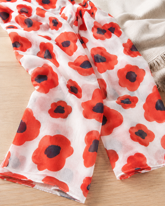 Foulard Coton Fleur