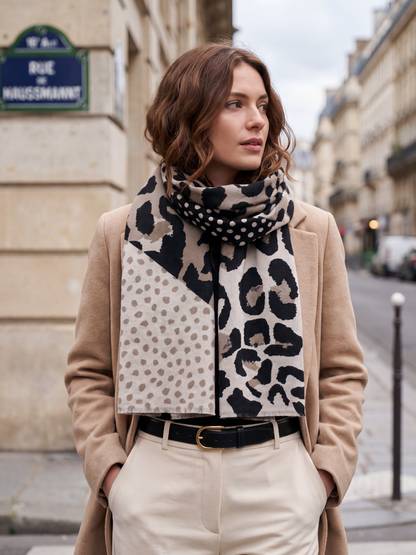 Foulard Jade - Imprimé Léopard
