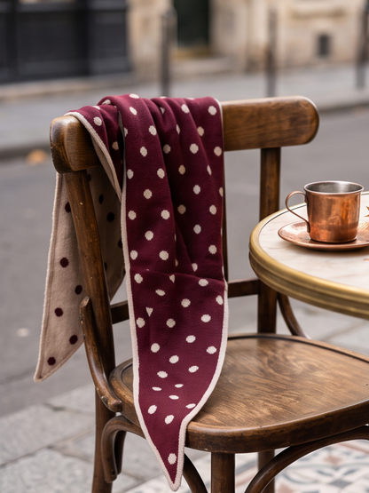 Foulard Coralie - Triangle Double Face