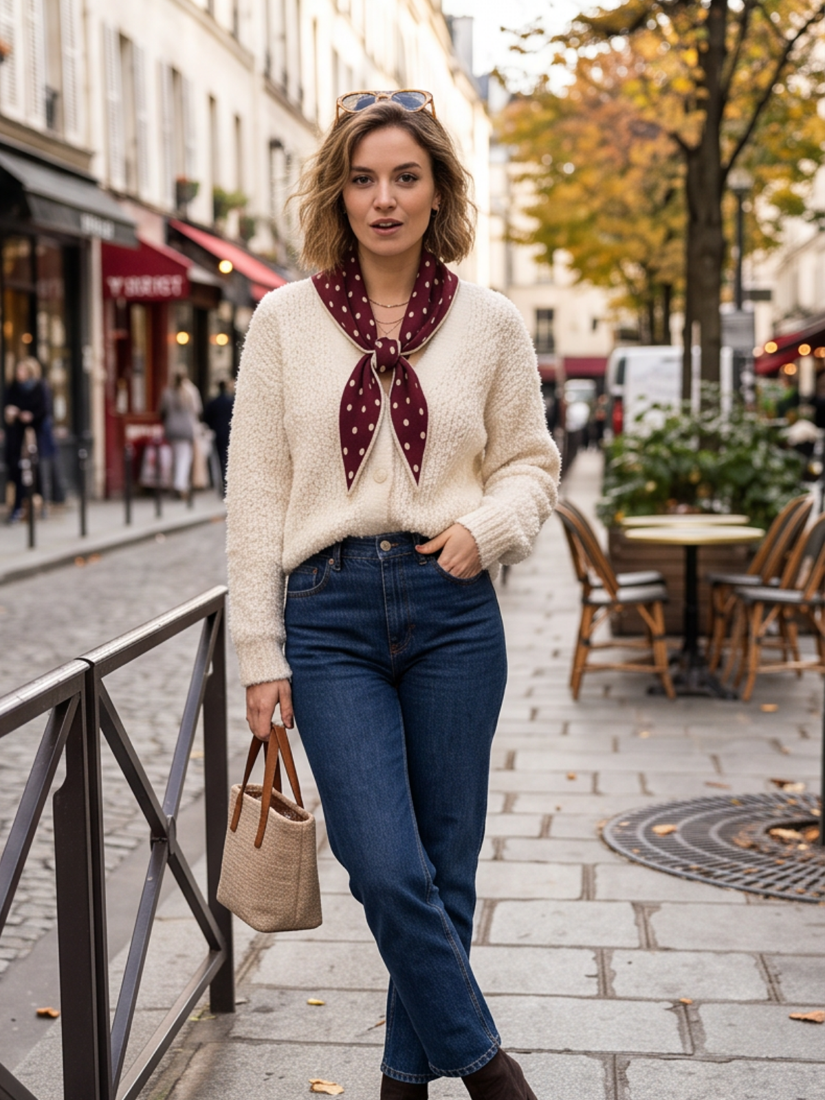 Foulard Coralie - Triangle Double Face