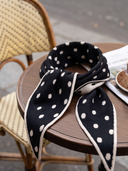 Foulard Coralie - Triangle Double Face