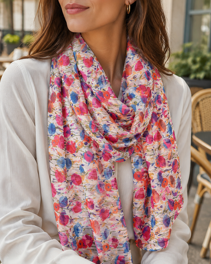 Foulard Tige Coquelicot