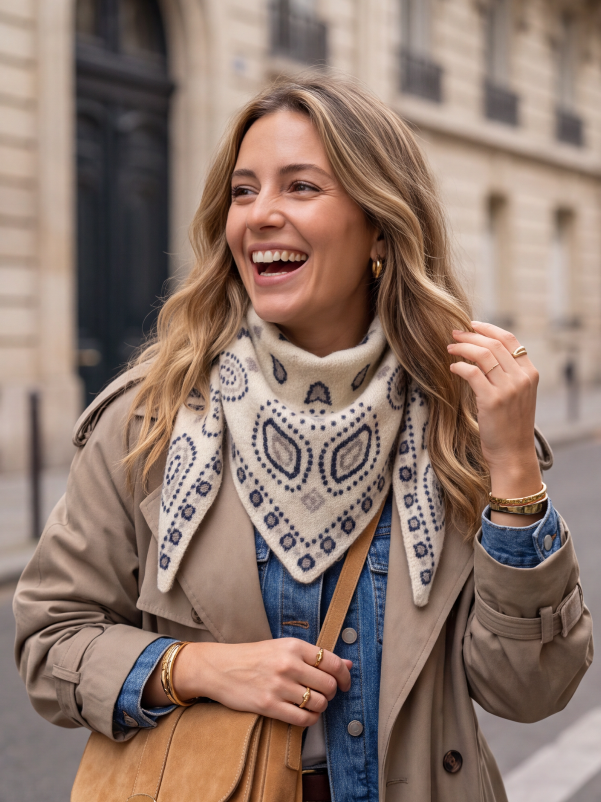 Foulard Romane - Triangle Bandana