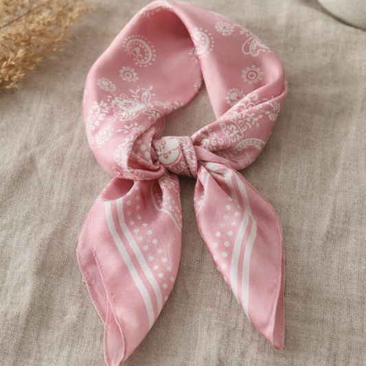Foulard Bandana Rose