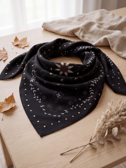 Foulard Céleste - Bandana Paisley