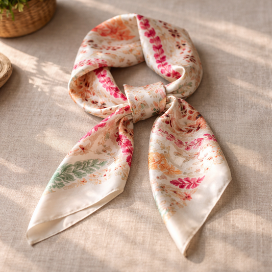 Foulard Floral Doux
