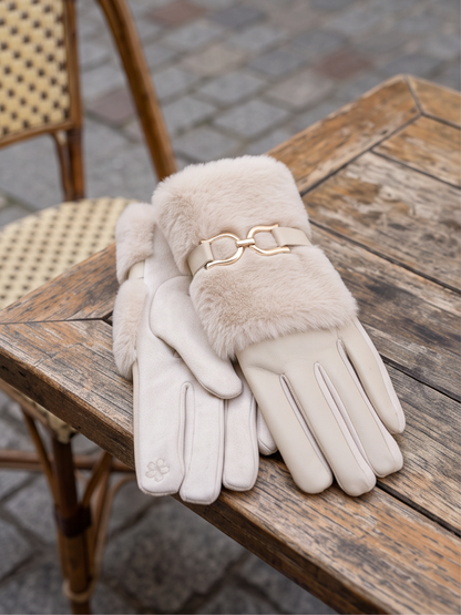 Gants Oriane - Poignets Fausse Fourrure