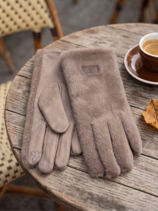 Gants Mireille - Doux Poignets Peluche