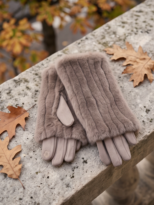 Gants Mila - Maille Côtelée