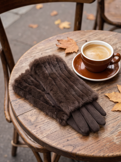 Gants Mila - Maille Côtelée