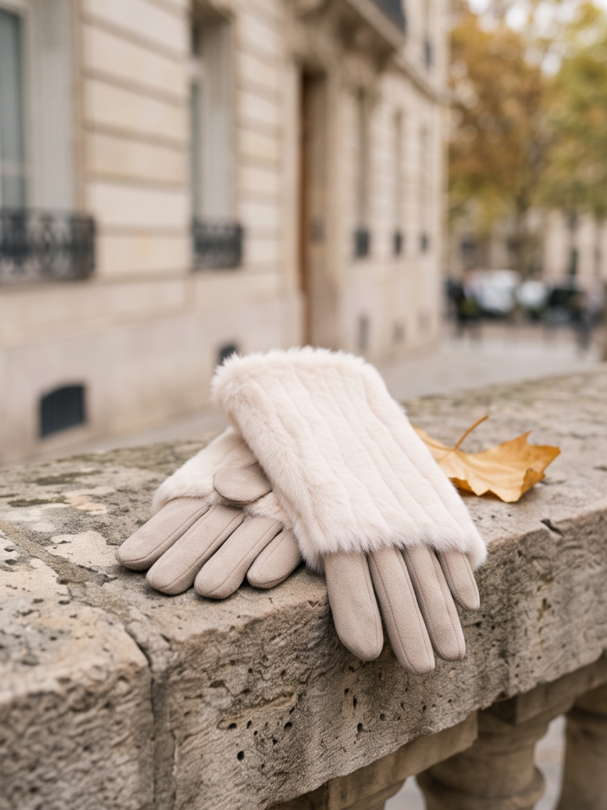 Gants Mila - Maille Côtelée