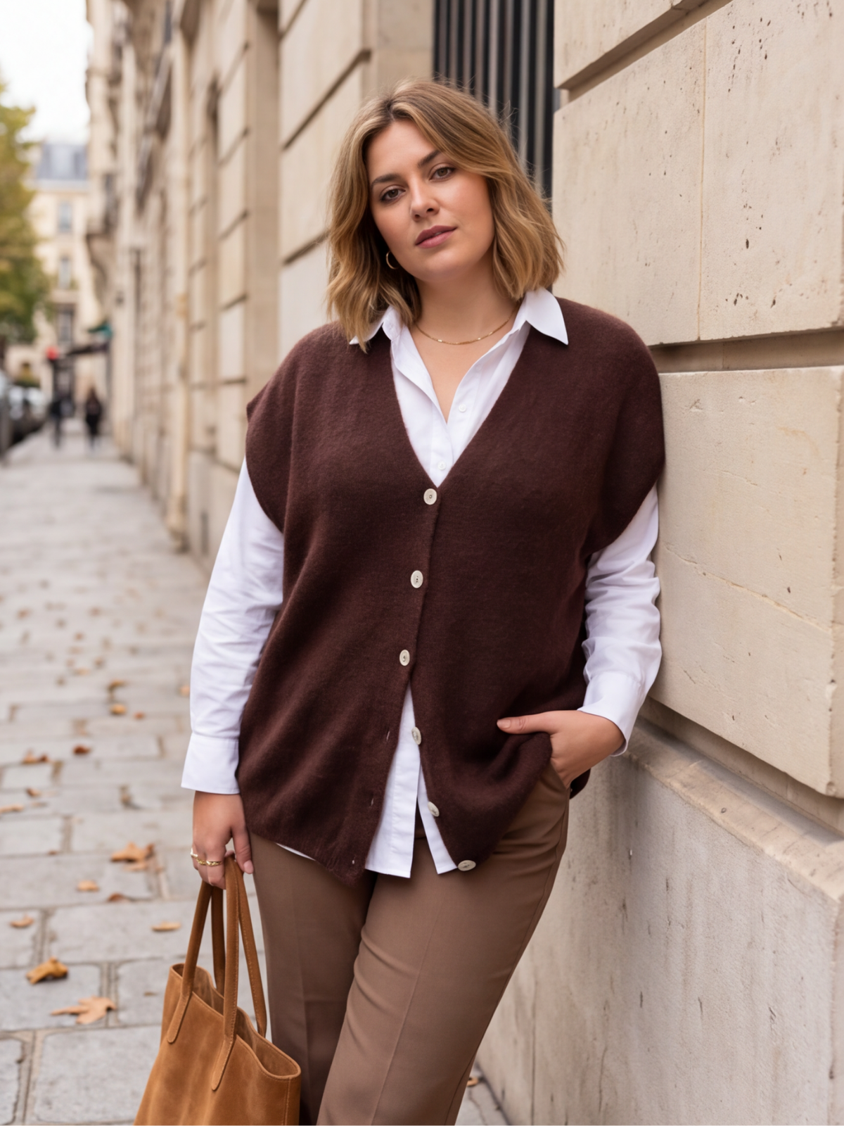 Gilet Béatrice - Sans Manches Alpaga