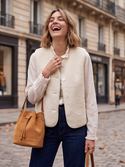 Gilet Cosy Boutonné