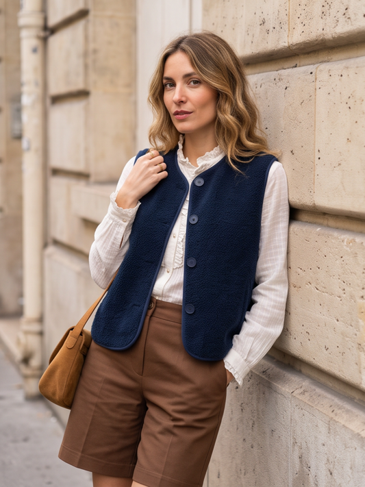 Gilet Cosy Boutonné