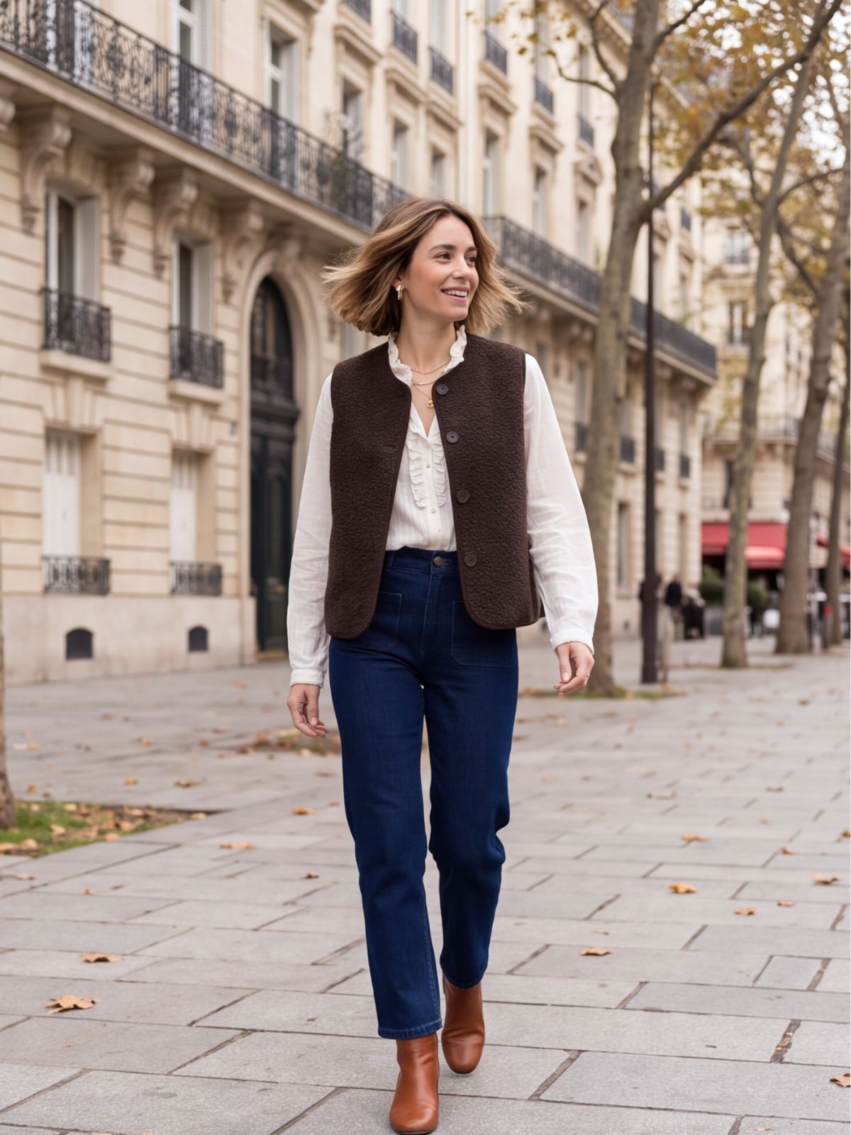 Gilet Cosy Boutonné