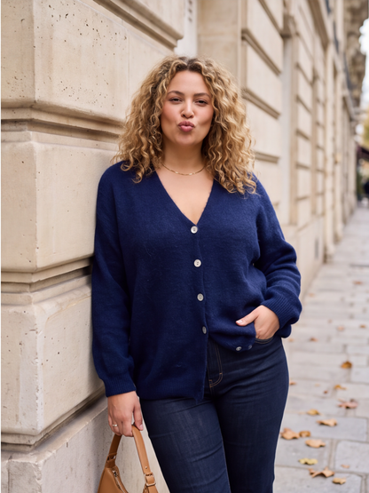 Gilet Florence - Boutonné Alpaga