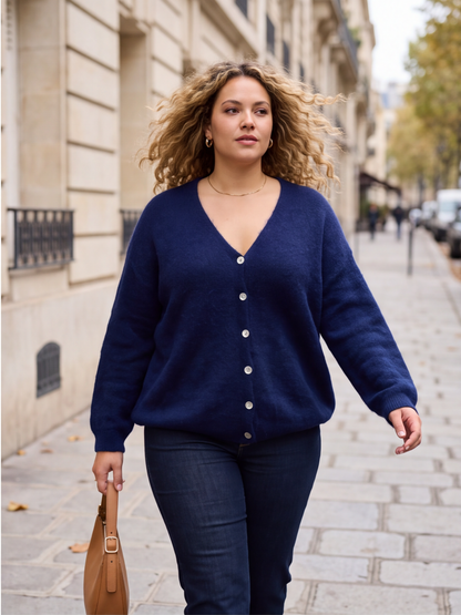 Gilet Florence - Boutonné Alpaga