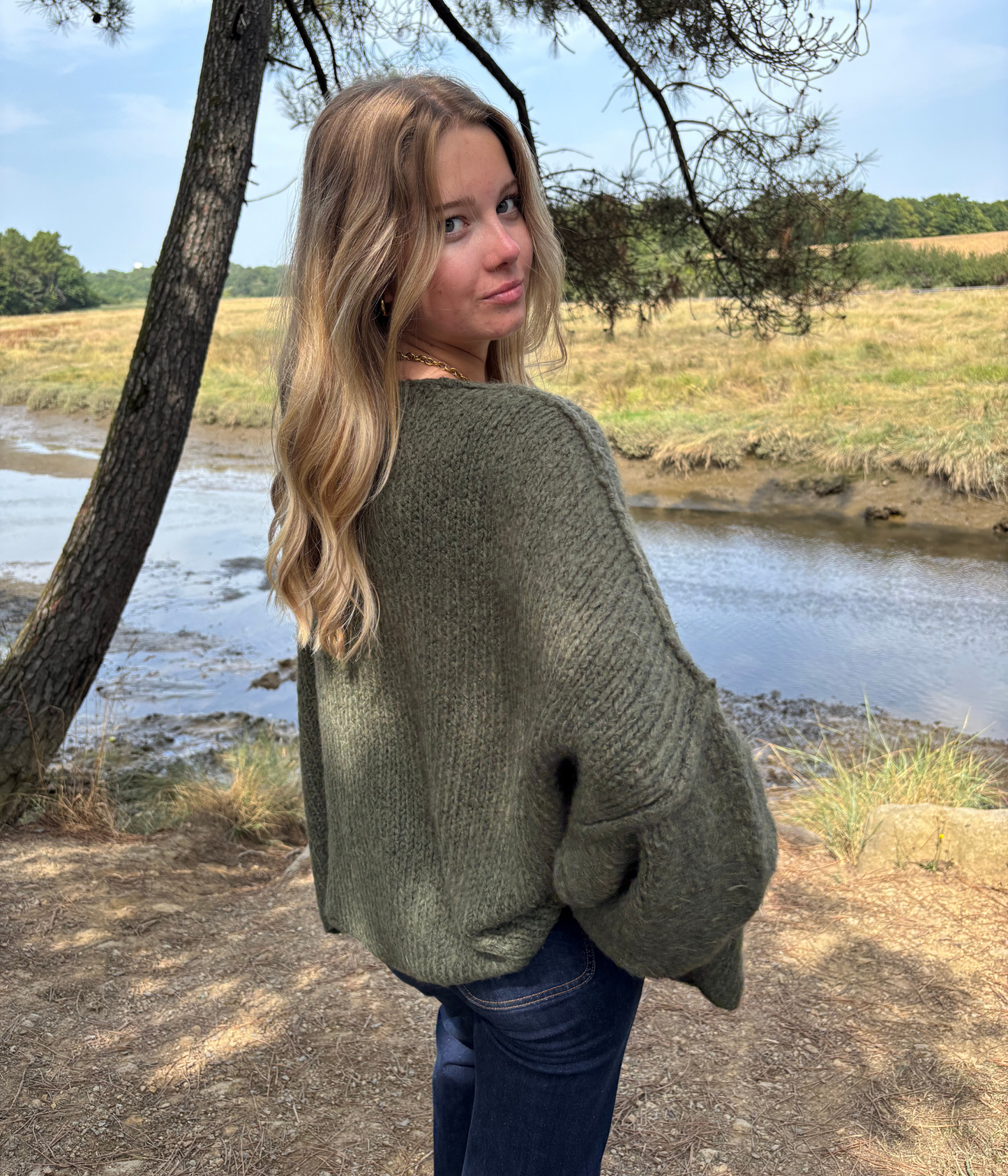 Gilet Maille Oversize