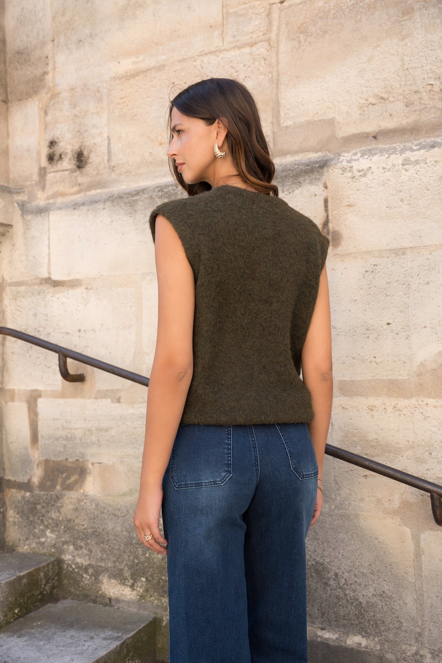 Gilet Maille Recyclée